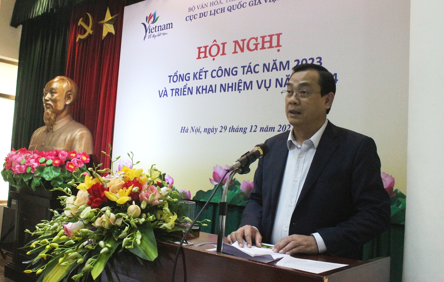 Cục trưởng Nguyễn Trùng Khánh phát biểu Khai mạc Hội nghị